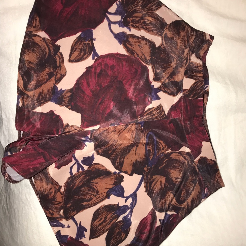Oh my love floral high waisted shorts